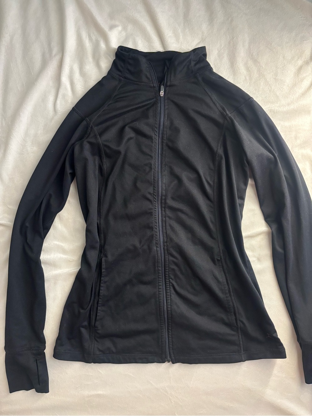Black Full-Zip Women's Active Jacket